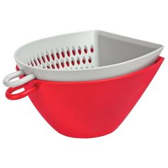 Мини комплект миска + дуршлаг 400 мл 14*12*6,1 см Akebono