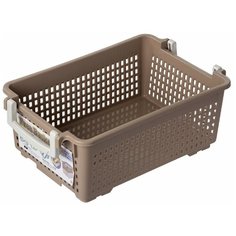 Корзина для хранения с ручками и системой стыковки S 38,5*25*14 см Iseto