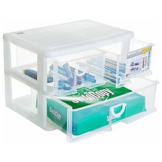 Органайзер настольный с 3 выкатными ящиками 39*26,5*26,4 см SANKO