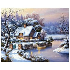 Алмазная вышивка Алмазное хобби Ah5262 Уютный домик