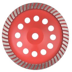 Чашка алмазная шлифовальная Турбо RedChili 230 мм Vertex Tools