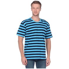 Футболка N.O.A. 20550 размер 62, голубой/черный NOA