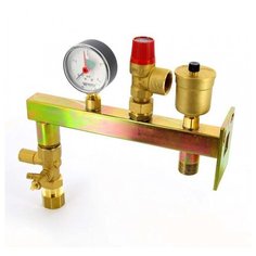 Консоль WATTS Ind для расширительного бака с группой безопасности котла GAG/KV стальная с отсечным вентилем 3/4" 3бар 50кВт