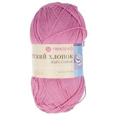Пряжа Пехорка Детский хлопок, 100 % хлопок, 100 г, 330 м, 5 шт., 11 яркий розовый