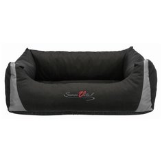 Лежак с бортиком Samoa Vital, 100 х 80 см, черный, Trixie (товары для животных, 28387)