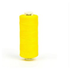 Нитки бытовые "Ideal", 40/2, 366 м, (цвет: 125 желтый), 10 штук
