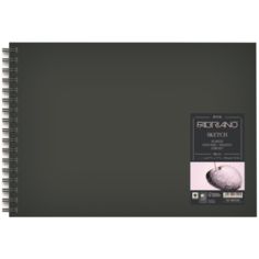 Скетчбук для зарисовок Fabriano Sketchbook на спирали 21 х 14.8 см (A5), 110 г/м², 80 л.