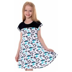 Платье N.O.A. размер 134 (38), Рыбы NOA