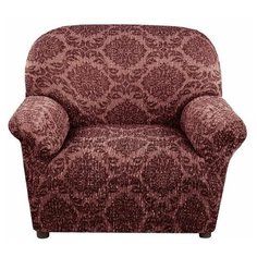 Чехол для мебели: Чехол на кресло Жаккард Ламе Красный Еврочехол