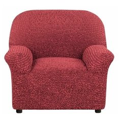 Чехол для мебели: Чехол на кресло Микрофибра Бордовый Еврочехол