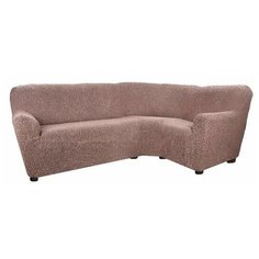 Чехол для мебели: Чехол на классический угловой диван Микрофибра Марсала Еврочехол