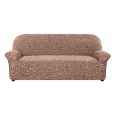 Чехол для мебели: Чехол на 3- х местный диван Виста Меандр коричневый Еврочехол