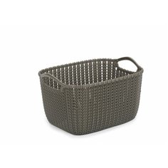 Корзина KNIT S 8л темно-коричневая,CURVER