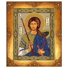 Набор для вышивания бисером русская искусница арт.354 БИ Св. Артемий 18х22,5 см