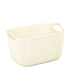 Корзина KNIT S 8л белая, CURVER