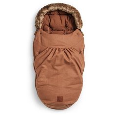 Elodie конверт - муфта с опушкой в коляску - Burned Clay