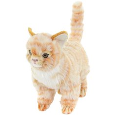Мягкая игрушка Hansa Котёнок рыжий стоящий, 30 см рыжий 30 см
