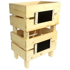 Этажерка. Этажерка деревянная для кухни Shelving Glwood