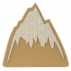 Наклейка BURTON Mountain Logo Foam Mat бежевый