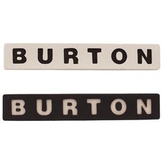 Наклейка BURTON Bar Logo Foam Mat, 2 шт. белый/черный