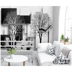 Фотообои / флизелиновые обои 3D Деревья 3 x 2,6 м Photostena