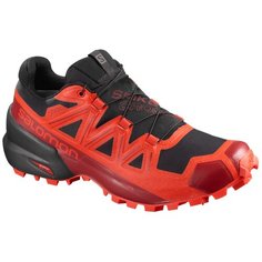 Кроссовки Salomon Spikecross 5 Gtx размер 5 / 23, Black/Racing Red/Red Dahlia