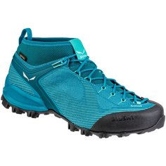 Кроссовки Salewa Alpenviolet Gore-Tex размер 6.5, blue malta/lagoon green_8737