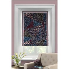 Римская штора Melograno от Memotex с карнизом. В: 200см. Ш: 100см.