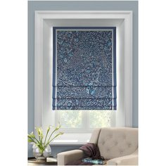 Римская штора Melograno от Memotex с карнизом. В: 200см. Ш: 135см.