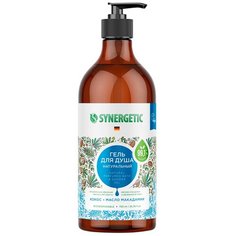 Гель для душа Synergetic Кокос и масло макадамии, 750 мл