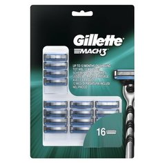 Сменные кассеты Gillette Mach3, 16 шт.