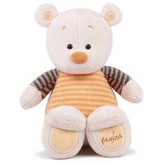 KULT Misha+Masha Мягкая игрушка медведь Masha в кофте, 30см