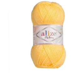 Пряжа для вязания Ализе My Baby (100% акрил) 5х50г/150м цв.566 цыпленок Alize