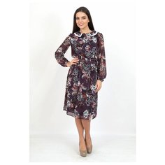 Платье Chateau Fleur Стейли, размер 42, сливовый