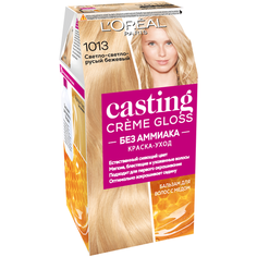LOreal Paris Casting Creme Gloss стойкая краска-уход для волос, 1013 светло-светло-русый бежевый