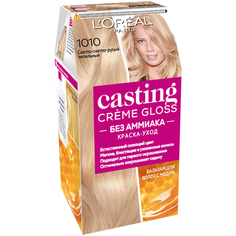 LOreal Paris Casting Creme Gloss стойкая краска-уход для волос, 1010 светло-светло-русый пепельный