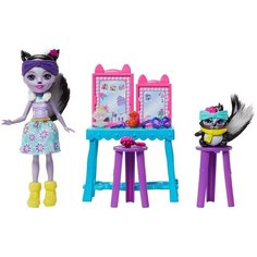 Игровой набор Enchantimals Сэйдж Скунси и Кейпер, 15 см, GJX34