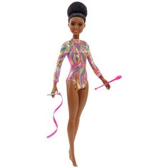 Кукла Barbie Художественная гимнастка брюнетка, 30.4 см, GTW37