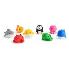 Munchkin игрушки для ванны Морские животные Ocean™ 8 шт от 9 мес