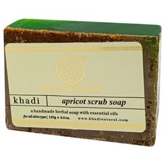 Натуральное мыло-скраб с маслом абрикоса KHADI NATURAL, 125 г