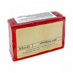 Натуральное мыло с клубникой KHADI NATURAL, 125 г