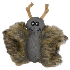 Игрушка для кошек ROSEWOOD мягкая "Бабочка Сильвер", серая, 12х12х2см (Великобритания)