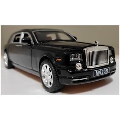 Машинка Роллс Ройс Rolls-Royce Phantom Extended металлическая чёрная 1:32 XLG