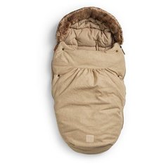 Elodie конверт - муфта с опушкой в коляску - Pure Khaki