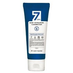 Пенка для умывания May Island очищающая с гиалуроновой кислотой - 7 Days Secret 4D Hyaluronic Cleansing Foam, 150 мл
