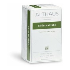 Чай зеленый Althaus Грюн Матинэ 20 пакетиков на чашку