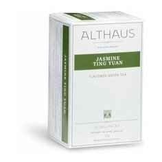 Чай зеленый Althaus Жасмин Тинг Юань 20 пакетиков на чашку
