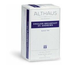 Чай черный Althaus Английский Завтрак St. Andrews 20 пакетиков на чашку