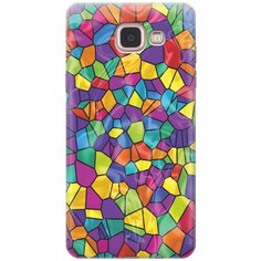 Cиликоновый чехол на Samsung Galaxy A5 (2016) / Самсунг А5 2016 с принтом "Яркая мозаика" Gosso