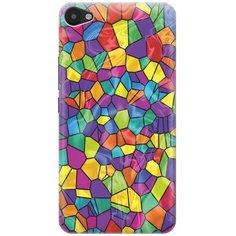 Силиконовый чехол на Meizu U20 / Мейзу Ю20 с принтом "Яркая мозаика" Gosso